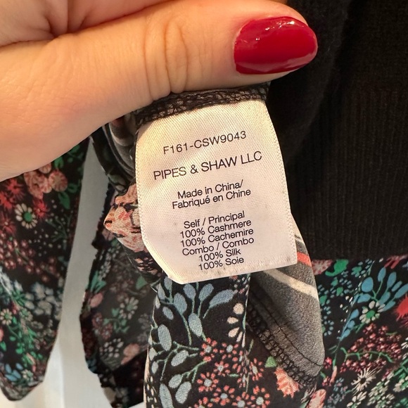 Veronica Beard Mellow Mixed Media Cashmere Sweater - Picture 11 of 11